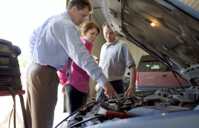 Garage Product Listing Image People at mechanic with car