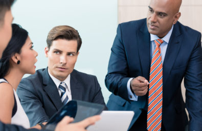 CEO explaining his vision in business meeting CEO explaining his vision in business meeting